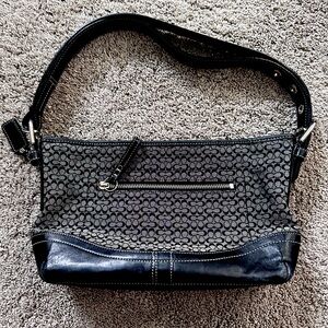 Coach mini signature shoulder/crossbody